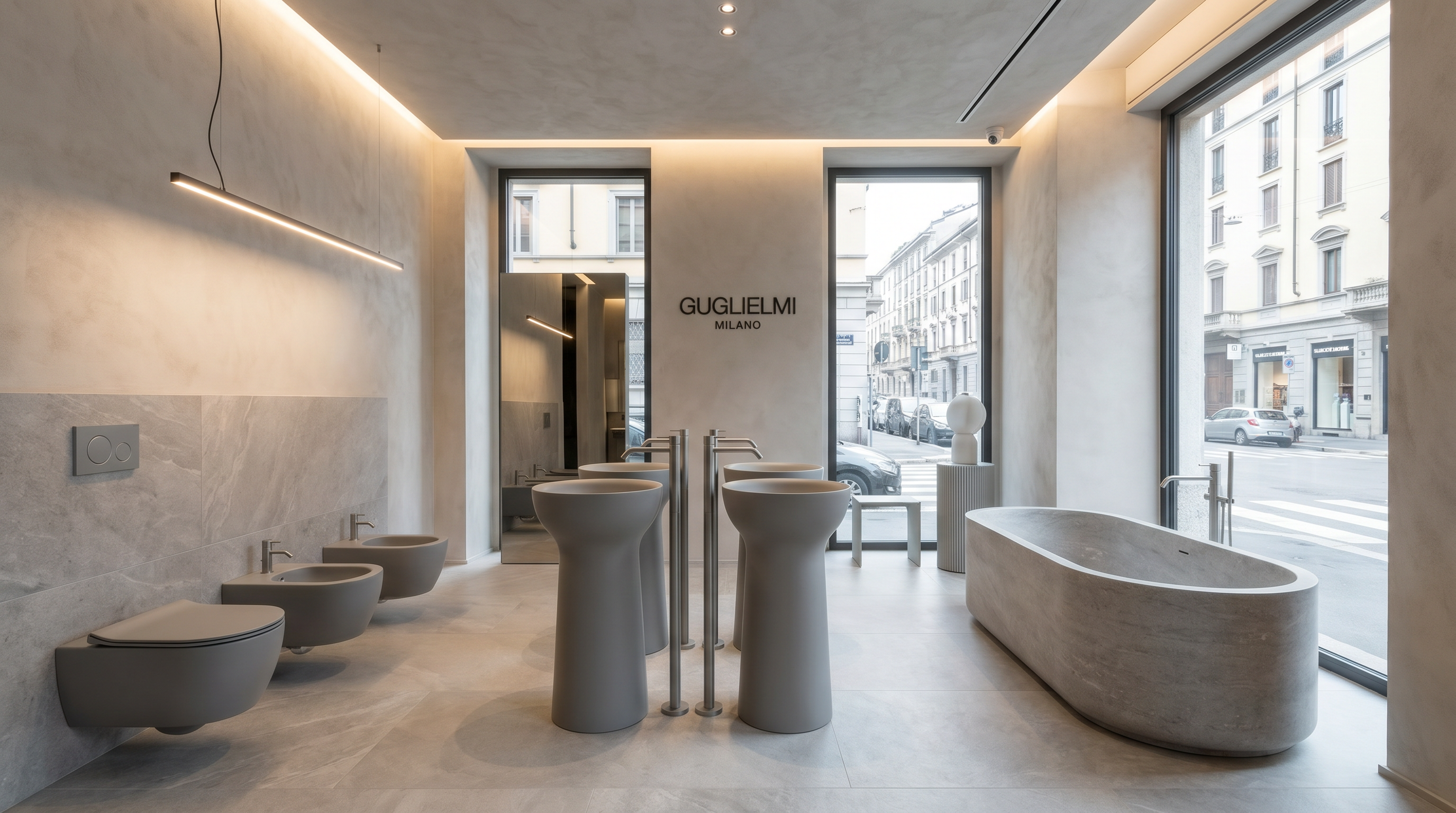 Robinetterie Guglielmi design italien 2 — sanitaires premium Grand Ouest Cabinet Negotium